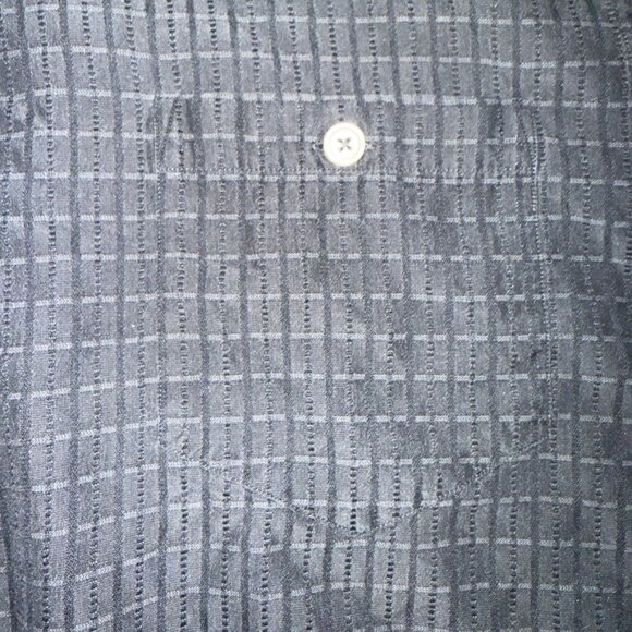 Tommy Bahama Black Silk Blend Button-Up Shirt - Size XL - Picture 7 of 10